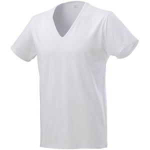 ミズノ メンズ 着るドラント クイックドライ アンダー Vネック 半袖シャツ(ホワイト・サイズ：LL) 返品種別A｜joshin