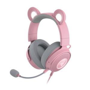 Razer (国内正規品)ゲーミングヘッドセット RAZER KRAKEN KITTY V2 PRO - Quartz Pink(クォーツピンク) RZ04-04510200-R3M1 返品種別A｜joshin