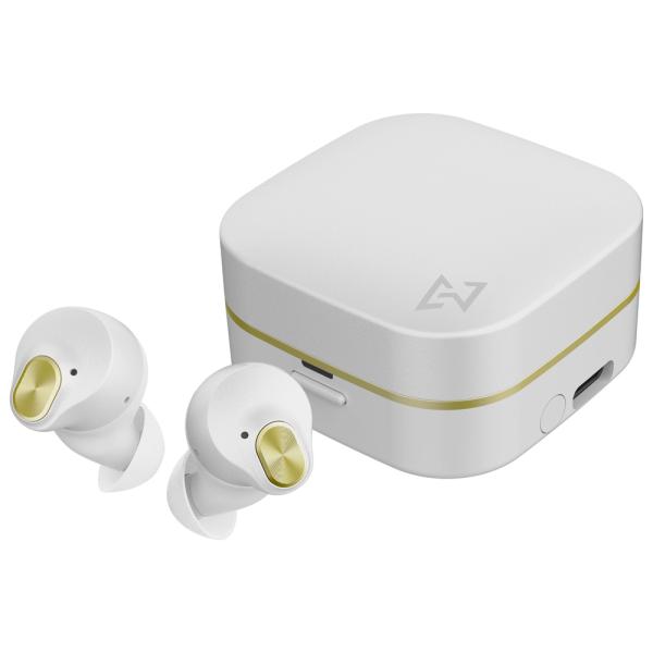 AVIOT ノイズキャンセリング機能搭載 完全ワイヤレスBluetoothイヤホン(パールホワイト)...