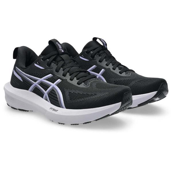 アシックス レディース ランニングシューズ GT-1000 14 WIDE(BLACK/ LILAC...