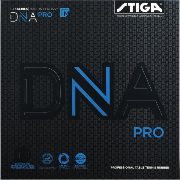 STIGA(スティガ) 卓球ラバー DNA PRO M(DNA プロ M)テンション系裏ソフト(黒・...