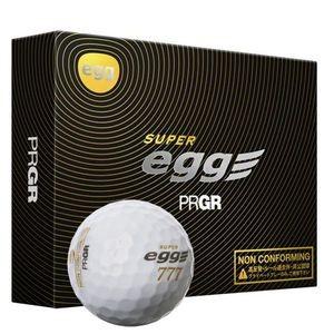 プロギア 高反発、金エッグ 非公認球 ゴルフボール 1ダース 12個入り PRGR SUPER egg BALL 17SEB12P 返品種別A