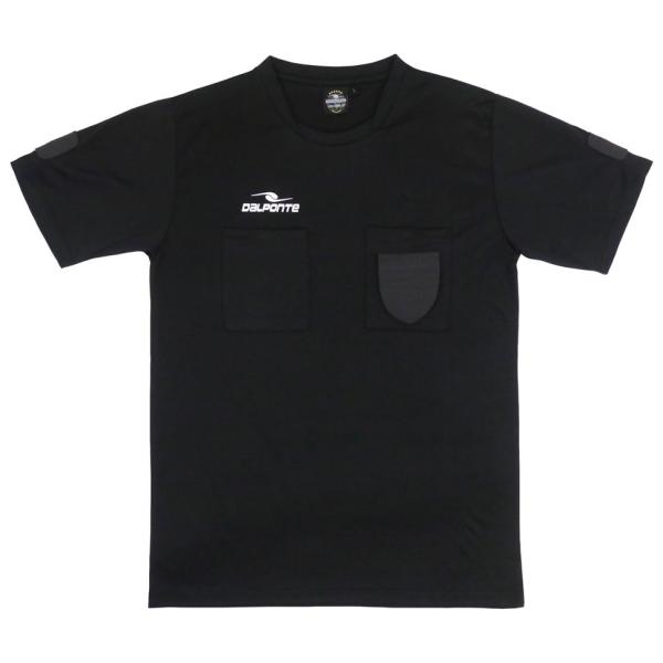 DalPonte(ダウポンチ) レフェリーシャツ(ブラック・サイズ：XL) 返品種別A