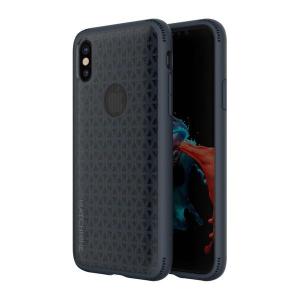 Matchnine(マッチナイン) iPhone XS/ X用 ハイブリッドケース SKEL(ネイビーブルー) MN10998I8 返品種別A｜joshin