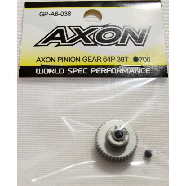 AXON AXON PINION GEAR 64P 38T(GP-A6-038)ラジコンパーツ 返品...