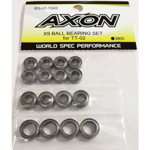 AXON X9 BALL BEARING SET for TT-02(BS-LF-T005)ラジコン...
