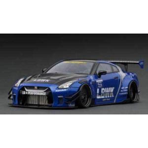 ignitionモデル 1/ 43 LB-WORKS Nissan GT-R R35 type 2 Blue(IG2551)ミニカー 返品種別B