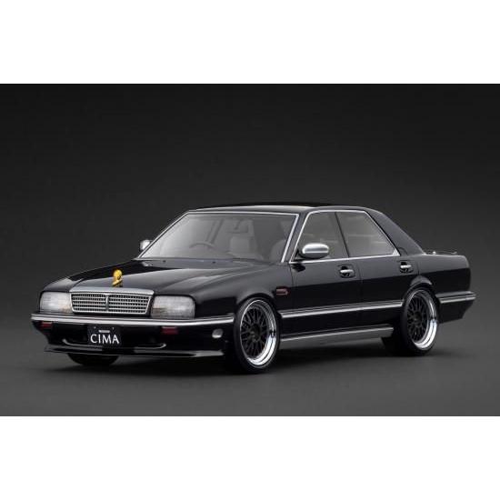 ignitionモデル 1/ 18 NISSAN GLORIA CIMA (Y31) Black(I...
