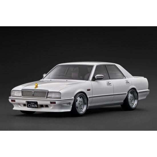 ignitionモデル 1/ 18 NISSAN CEDRIC CIMA (Y31) Pearl W...