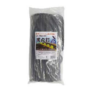 シンセイ 防草シート・人工芝押さえ用 黒丸釘 長さ30cm 50本入 36726 返品種別B