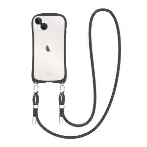 NATURALdesign iPhone14/ 13用 背面型ケース ショルダーストラップ付 I.COLOR  IP22-61-ICSH01