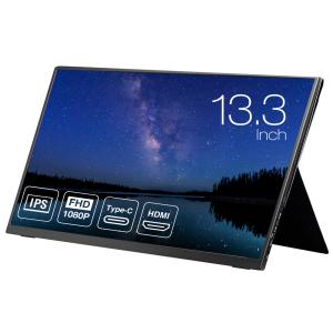 ユニーク 13.3型 モバイル液晶ディスプレイフルHD対応 スタンダードモデル PROMETHEUSモニターシリーズ UQ-PM13FHDNT