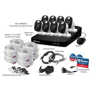 Swann 防犯カメラ (SRDVR-84580V-JP×1台+SOPRO-1080MSFB-JP×8台) スワン NVRシステム SWDVK-846808-DSの商品画像