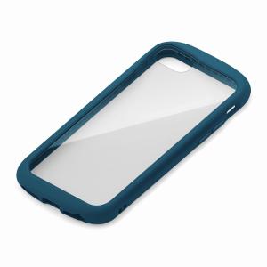 PGA iPhone SE(第3世代/ 第2世代)/ 8/ 7/ 6s/ 6用 ガラスタフケース(ネイビー) PG-22MGT04NV 返品種別A｜joshin