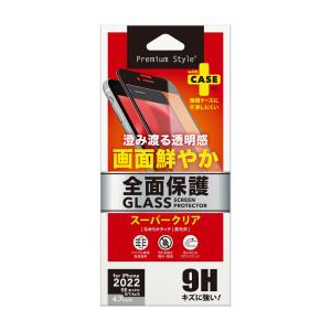 PGA iPhone SE(第3世代/ 第2世代)/ 8/ 7/ 6s/ 6用 液晶保護ガラスフィルム 全面保護 スーパークリア PG-22MGL06FCL 返品種別A｜joshin