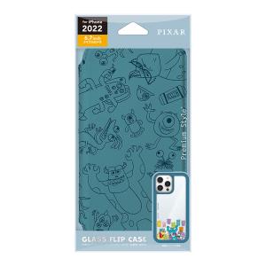 PGA iPhone 14 Pro Max ガラスフリップケース  PG-DGF22S04MOI
