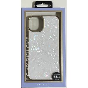 UNiCASE iPhone15(6.1inch/ 2眼)用 Glass Shell Case(ゴー...