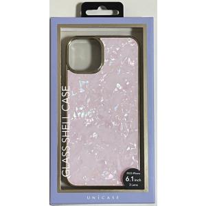 UNiCASE iPhone15(6.1inch/ 2眼)用 Glass Shell Case(ピン...