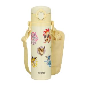 サーモス 真空断熱キッズケータイマグ 0.5L ライトベージュ イーブイフレンズ THERMOS JOI-501PK-LBE 返品種別A