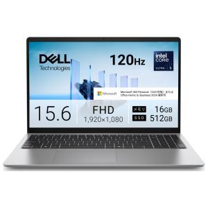 DELL｜デル ノートパソコン Dell 15 D15260(15.6型/ Windows11/ Ultra 5 225H/ メモリ 16GB/ SSD 512GB/ Office)プラチナシルバー ND65-GNM3SJ 返品種別A
