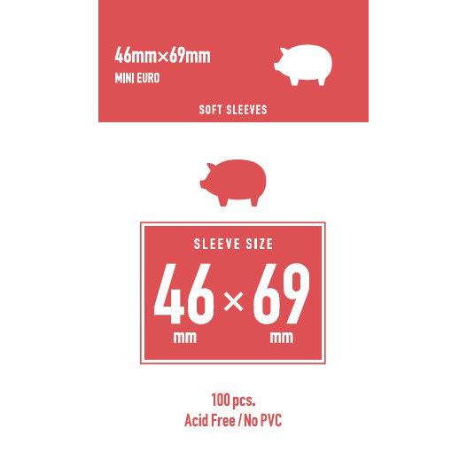 Engames Engamesスリーブ ミニユーロサイズ ソフト 46×69mmスリーブ 返品種別B