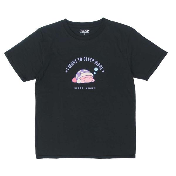 ファインプラス カービィ スリープ Tシャツ(ブラック・サイズ：XL) 返品種別A