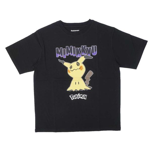 ファインプラス ポケモン ブラックTシャツ(F柄(ミミッキュ)・サイズ：XL) 返品種別A
