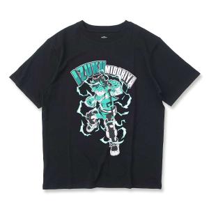 ヒロアカ デク Tシャツ 僕のヒーローアカデミア 緑谷出久 半袖 黒