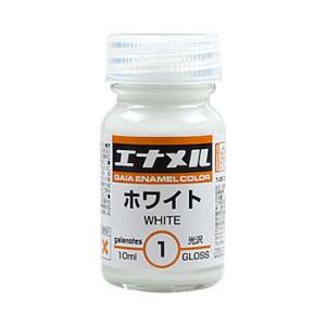 ガイアノーツ エナメルカラー GE001 ホワイト(74011)塗料 返品種別B