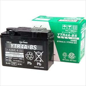 GSユアサ バイク用バッテリー(電解液注入・充電済)(他商品との同時購入不可) YTR4A-BS 返品種別B｜joshin