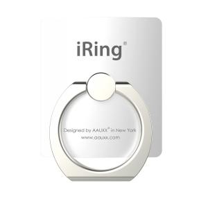 パールホワイト iRing Hook タブレット用 吊り下げフック付き