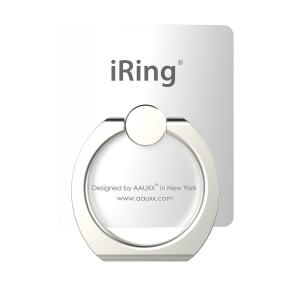 パールホワイト iRing Hook タブレット用 吊り下げフック付き