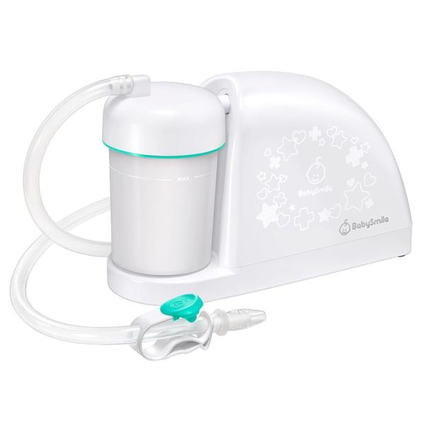 シースター 電動鼻水吸引器(グリーン) SEASTAR babysmile メルシーポット 電動式可...