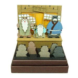 さんけい NONスケール みにちゅあーとキット スタジオジブリminiシリーズ 決起集会(映画「平成狸合戦ぽんぽこ」)(MP07-29)組立キット 返品種別B