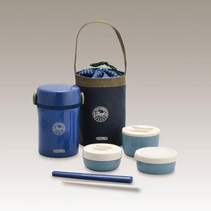 サーモス ステンレスランチジャー ネイビー THERMOS Hot Lunch(ホットランチ) JBC-801-NVY 返品種別A