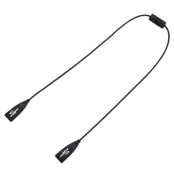 ZEQUE シリコングラスコード ロング 50.5cm(ブラック)  返品種別A