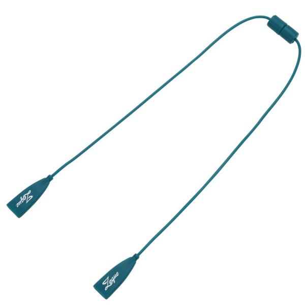 ZEQUE シリコングラスコード ロング 50.5cm(ティールグリーン)  返品種別A