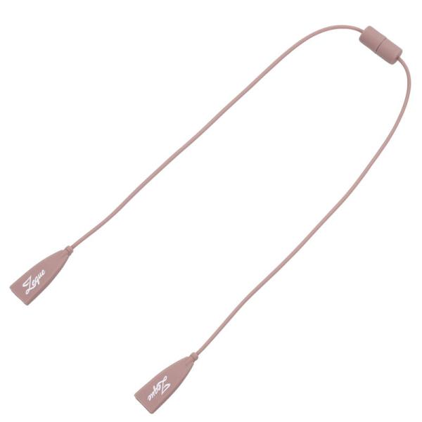 ZEQUE シリコングラスコード ロング 50.5cm(スモークベージュ) ／お届け：1〜2週間／ ...