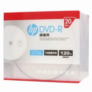 ヒューレット パッカード 16倍速対応DVD-R 20枚パック 120分 ホワイトワイドプリンタブル DR120CHPW20A