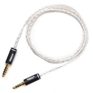 ノブナガラボ MDR-1A/ 100A用リケーブル(1.2m)(3.5mm4極⇔4.4mm5極バラン...