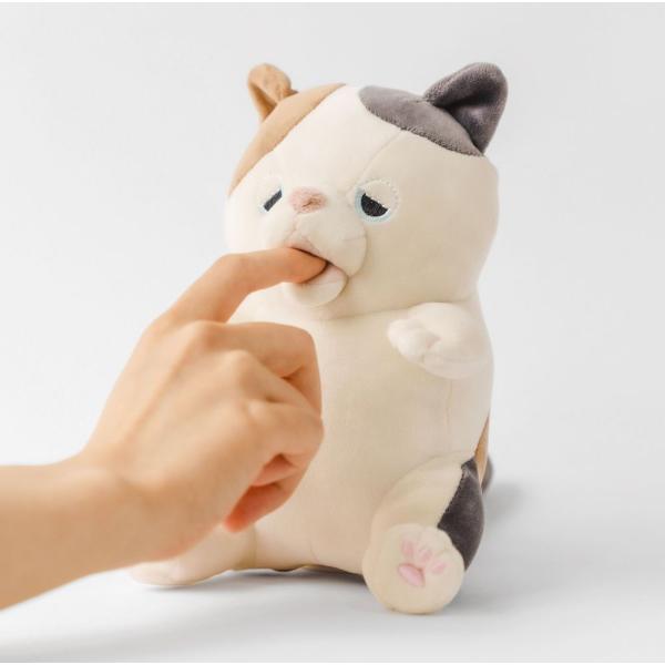 ユカイ工学 甘噛みハムハム(ゆず/ ミケネコ) 返品種別B