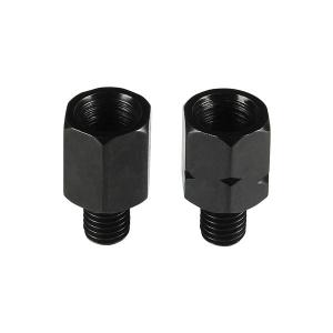 バイクパーツセンター 汎用逆8mm/ 10mm ミラーアダプター 黒 602503 汎用逆8mm/ 10mm ミラーアタフター 黒 602503