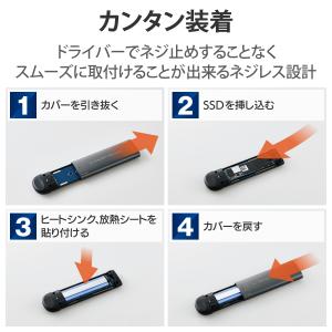 Logitec SSDケース 2in1(タイプ...の詳細画像2