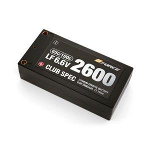 G-FORCE CLAB SPEC LiFeバッテリー 6.6V 2600mAh(GFG102)ラジコン用バッテリー 返品種別B