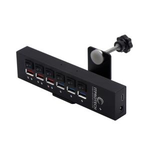 ITPROTECH USB3.2 パワーハブ BLACK USB A×6ポート IPT-POWER6HUB-BK