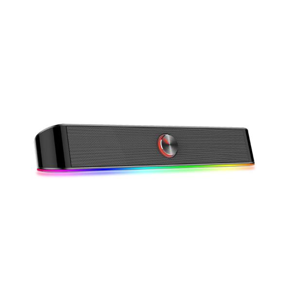 REDRAGON(レッドラゴン) RGB USBパワードスピーカー 6W(3W+3W)ステレオサウン...