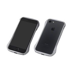 ディーフ iPhone 8 Plus/ 7 Plus用 アルミバンパーケース(スペースグレー/ シルバー) Deff Cleave Aluminum Bumper Limited Edition DCB-IP7PCLASG 返品種別A