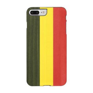 Man＆Wood iPhone 8 Plus/ 7 Plus用 天然木ケース Reggae ブラックフレーム I8089I7P 返品種別A｜joshin