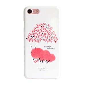 Happymori iPhone SE(第2世代)/ 8/ 7用 ケース プチプチ(レッド) Petit Petit HM8230I7 