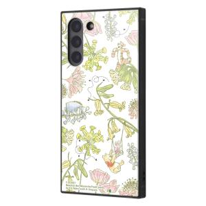 イングレム Galaxy S21 5G用耐衝撃ハイブリッドケース KAKU IQ-DGS21K3TB/ PO034